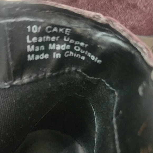 Burgundy Leather Hidden Wedge Poni Hsir. Boots - Picture 8 of 8